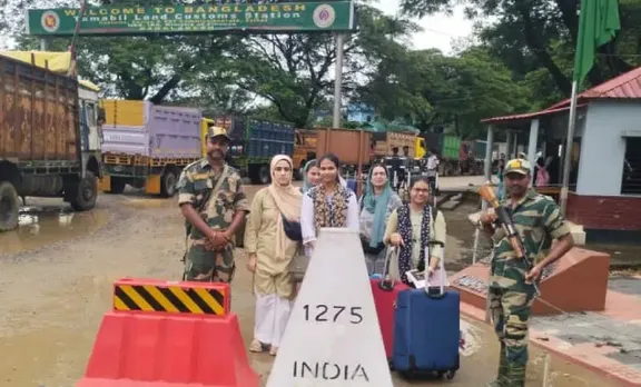 BSF Heightens Security Along Indo-Bangladesh Border Amidst Unrest